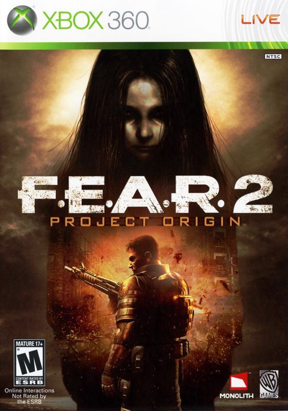 F.E.A.R. 2: Project Origin box art for Xbox 360